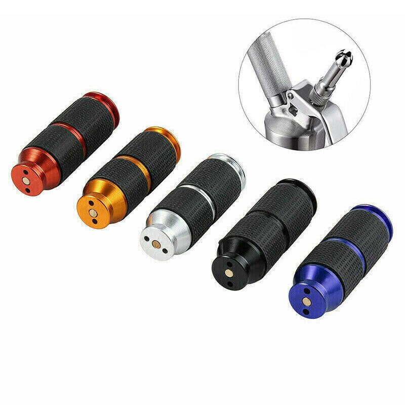 Portable Whipped Cream Cracker Dispenser Mini Rubber Grip Safe Gas Canister Dispenser Whipping Cream Dessert Tools Kitchen Tools