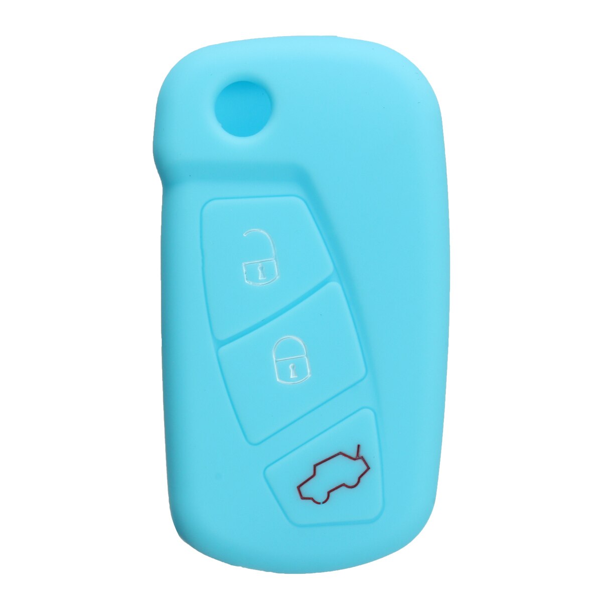 16 Color Silicone 3 Button Remote Flip Key Case Fob Cover Protect Holder For Ford KA