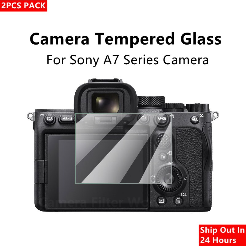 2Pcs A7II A7III Camera Glas 9H Hardheid Gehard Glas Ultra Dunne Screen Protector Voor Sony A7SII A7R2 A7R3 a7R4 A7 A7S A7R