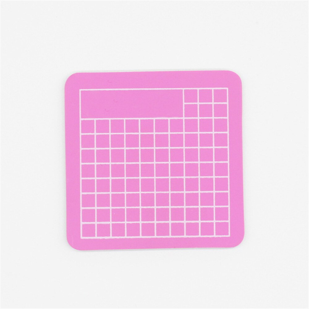 6*6cm PVC Cutting Mat Workbench Patchwork Cut for Scrapbooking Patchwork Carving Art Manual Tool Soft Self-healing Cutter Board: pink