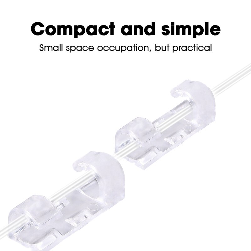 15PCS/lot Cable Organizer Clips USB Charging Cable Winder Desktop Tidy for Mouse Headphone Wire Manager Organizer Protector