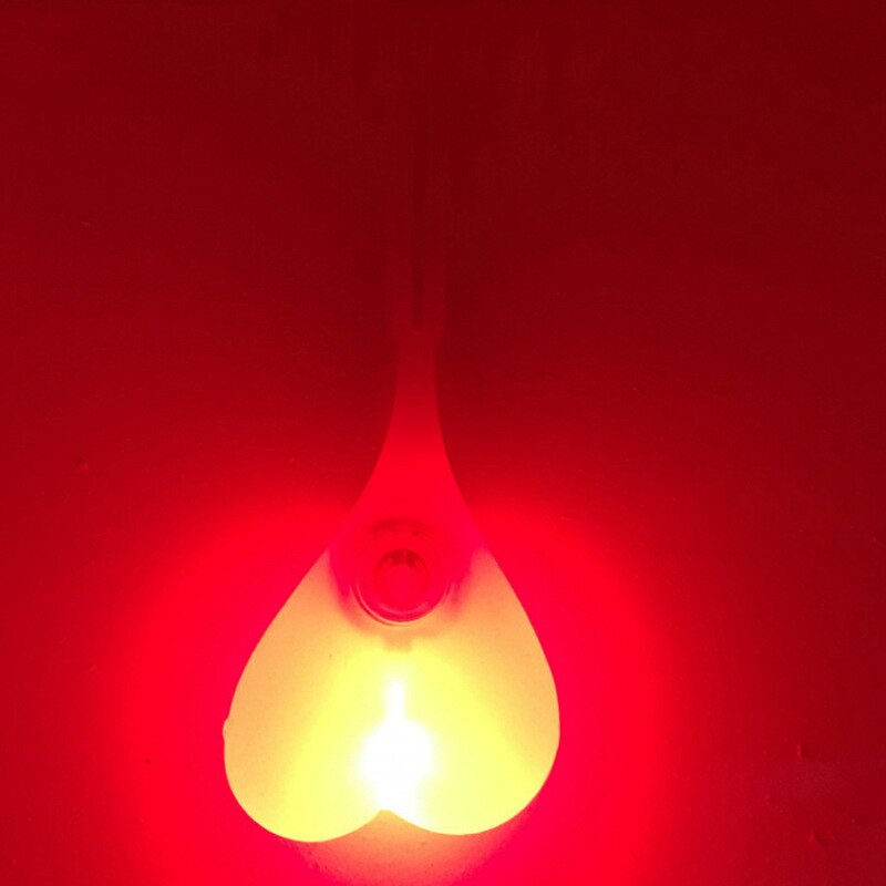 Bicycle Tail Light Bike Taillight Warning Lamp Silicone Cycling Balls MTB Road Bike Rear Lights Waterproof Heart Shape
