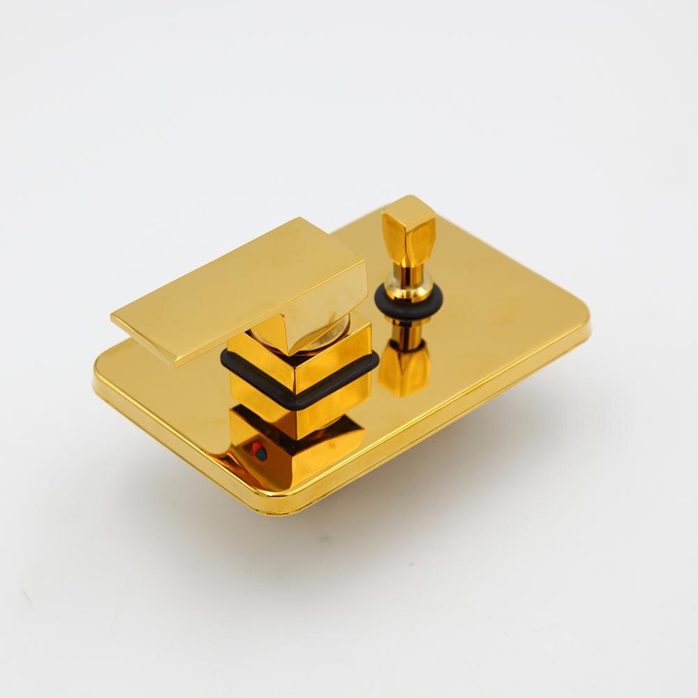 KEMAIDI Brass Bathroom Cold Bath Mixer Valve Wall Mounted Water Control Valve Single Lever Shower Control Handle 3-Colors