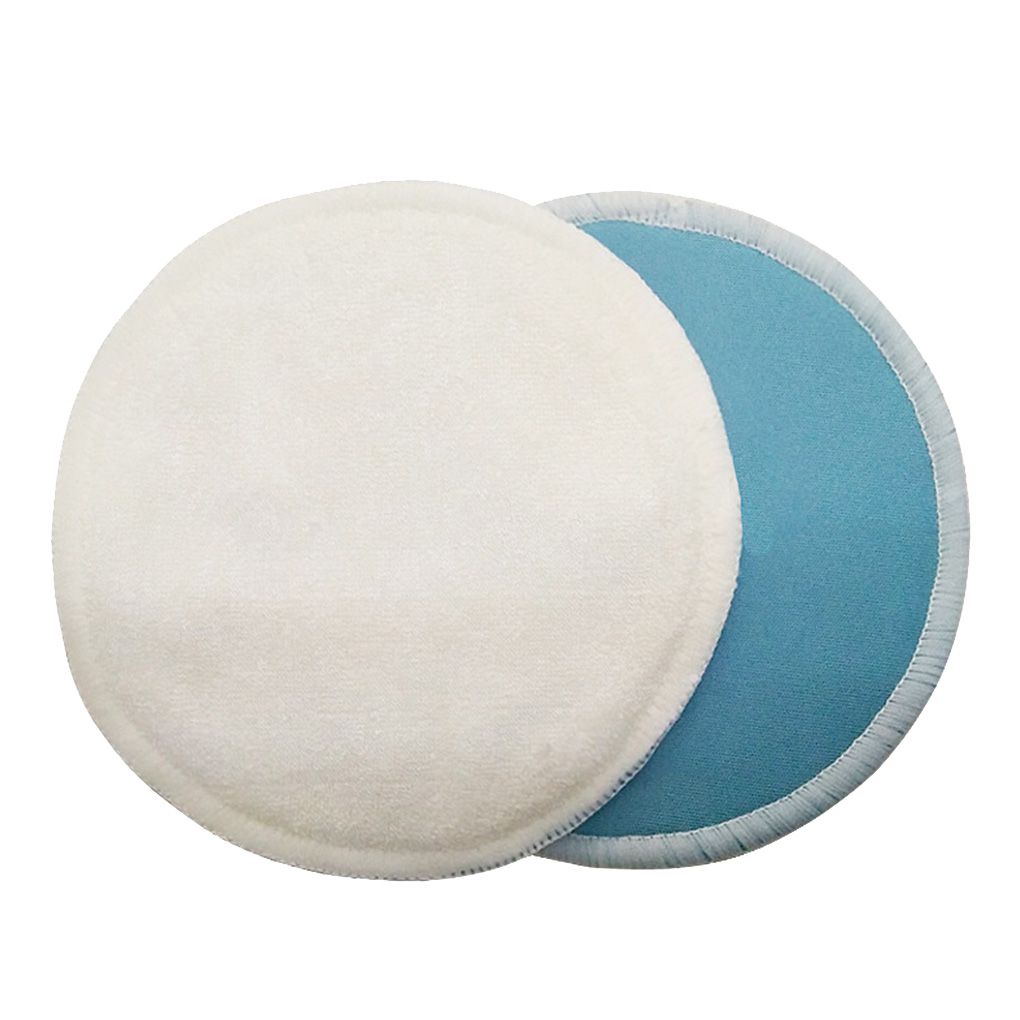 1pc Random Color Organic Bamboo Fiber Washable Reusable Nursing Pads for After Childbirth Mother