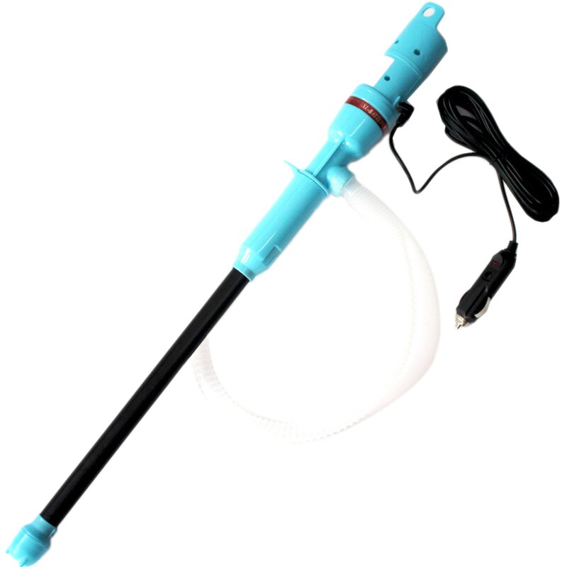 Autolaadvloeistofpomp handpomp vloeistofoverdracht water gas gereedschap benzine brandstof draagbare auto hevelslang buiten: Zwart