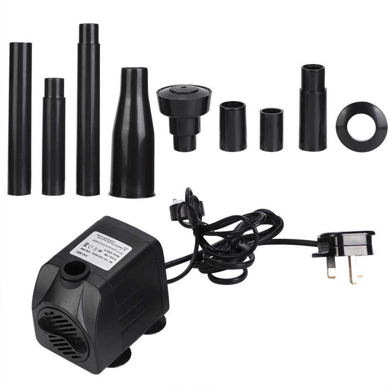 Mute Submersible Water Pump Fish Pond Aquarium Tank Waterfall Fountain pump: Style1