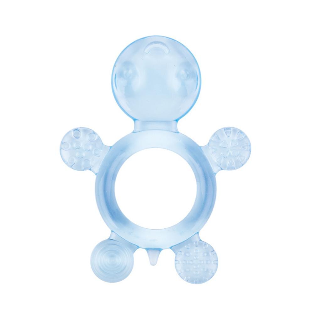 Yiwa Marine zähne gum Silikon Beißring Baby Molaren Spielzeug Baby Beißen Beißring Zahn Gum: Blue turtle