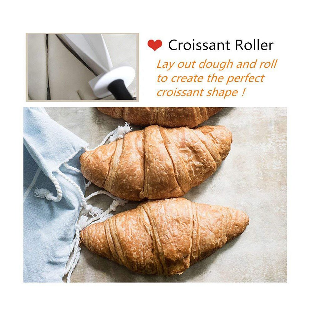 Useful rolling pin Multifunction Plastic Rolling Cutter Croissant Bread Pastry Kitchen Baking Tools