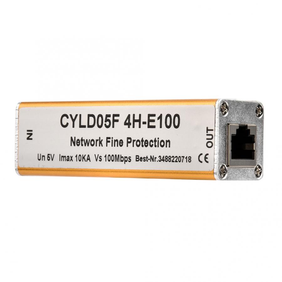 Adaptador RJ45 RJ11 Protector Ethernet contra sobretensión en la red Thunder Lighting, protector de sobretensión 5V