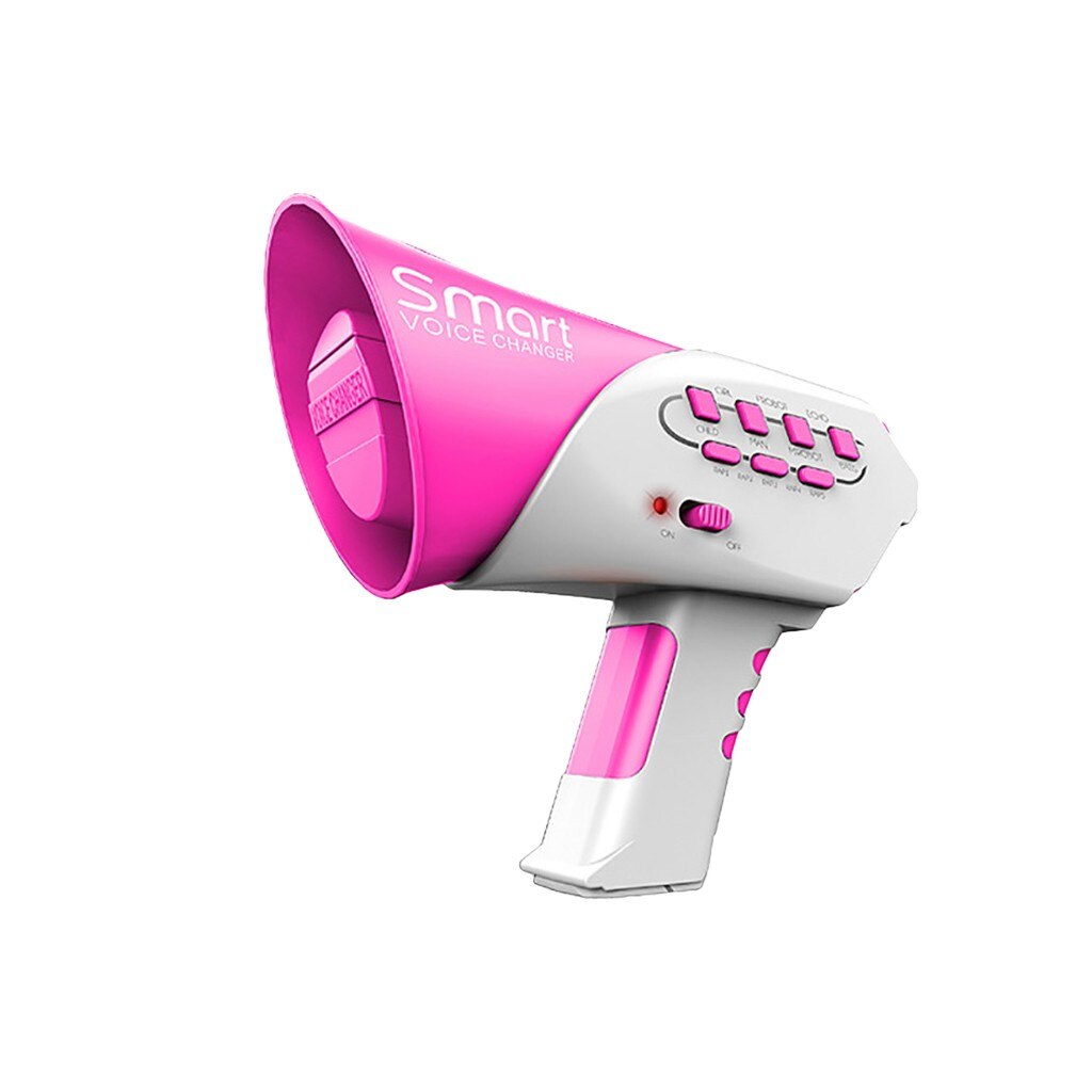 Smart Multi Voice Changer Loudspeaker 7 Different Voice Modifiers Speaker Toy: Pink