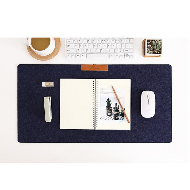 Extra Large Non-slip Mouse Felt Mouse PadNon-woven Hand Warm Mouse Pad Desk Pad Keyboard Pad 300*900mm In Stock