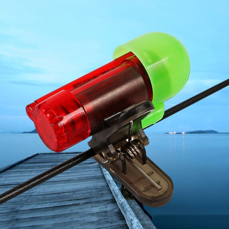 Outdoor Night Fishing Accessory Luminous Alarm LED Light Rod Tip Fish Indicator