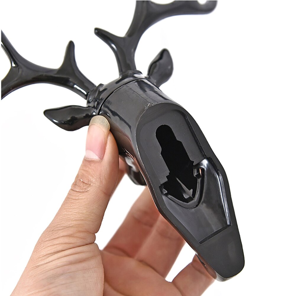 Hirsch Kopf Geweih Selbstklebende Tasten Hütte Halfter Zauberstab Tür Haken Aufhänger Hirsch Horn Zauberstab Montiert Hängenden Haken Selbst klebstoff