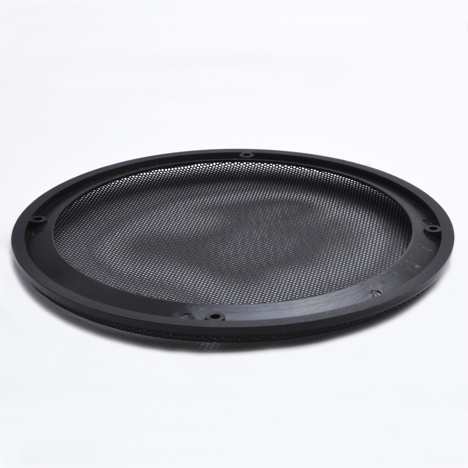 For 4"/5"/6.5"/8"/10" inch Car Audio Speaker Conversion Net Cover Decorative Circle Metal Mesh Grille Protection #Black