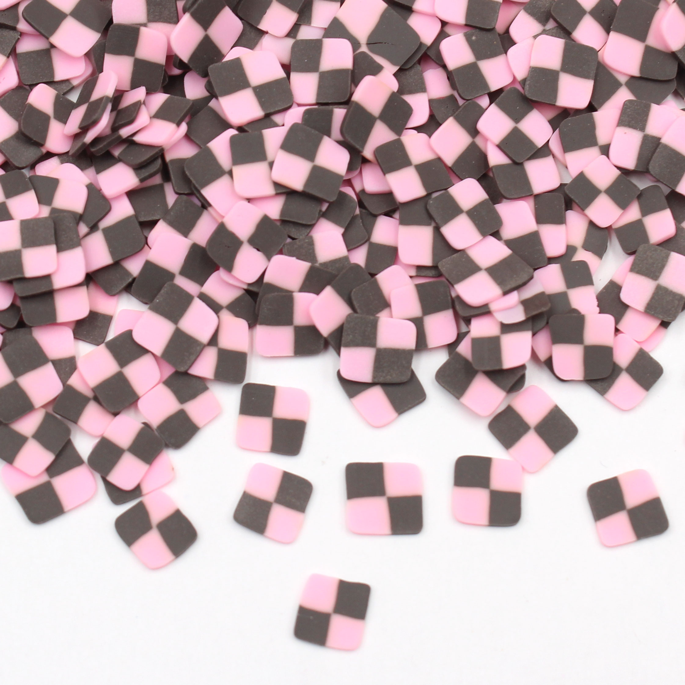 100g/lot Chocolate Candy Slices Polymer Clay Sweet Toffee Sprinkles for Christmas Decoration DIY Crafts Filler Accessories