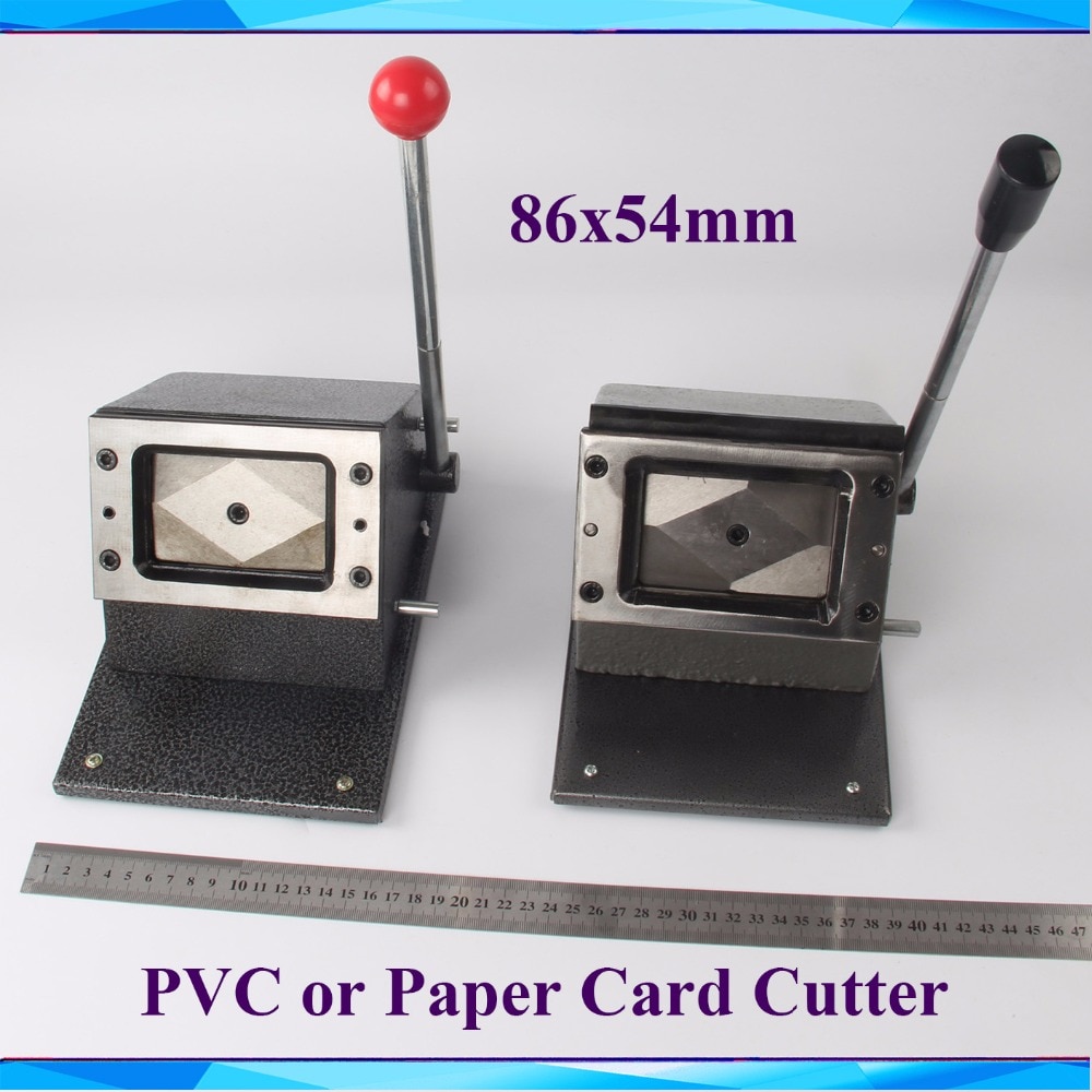 Heavy Duty 86*54mm PVC or Paper Card Name Manual ID Film Business Credit Die Punch Cutter