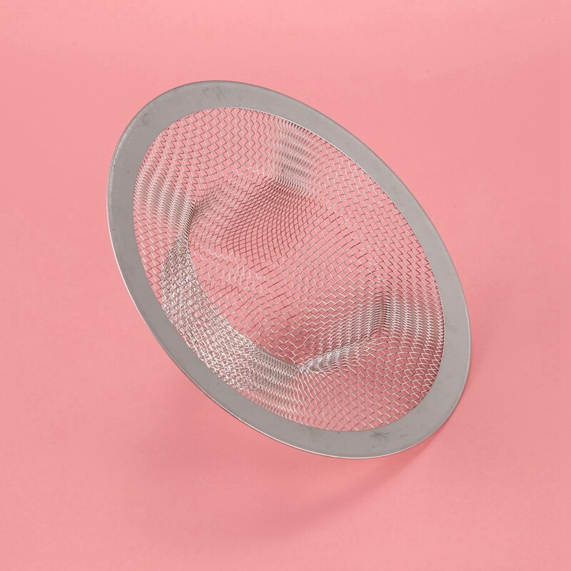 1 Pcs Kitchen Basket Drain Metal Mesh Sink Strainer &amp; 20Pcs Magic Multi Sponge Clean Foam Cleaner Cleansing Eraser