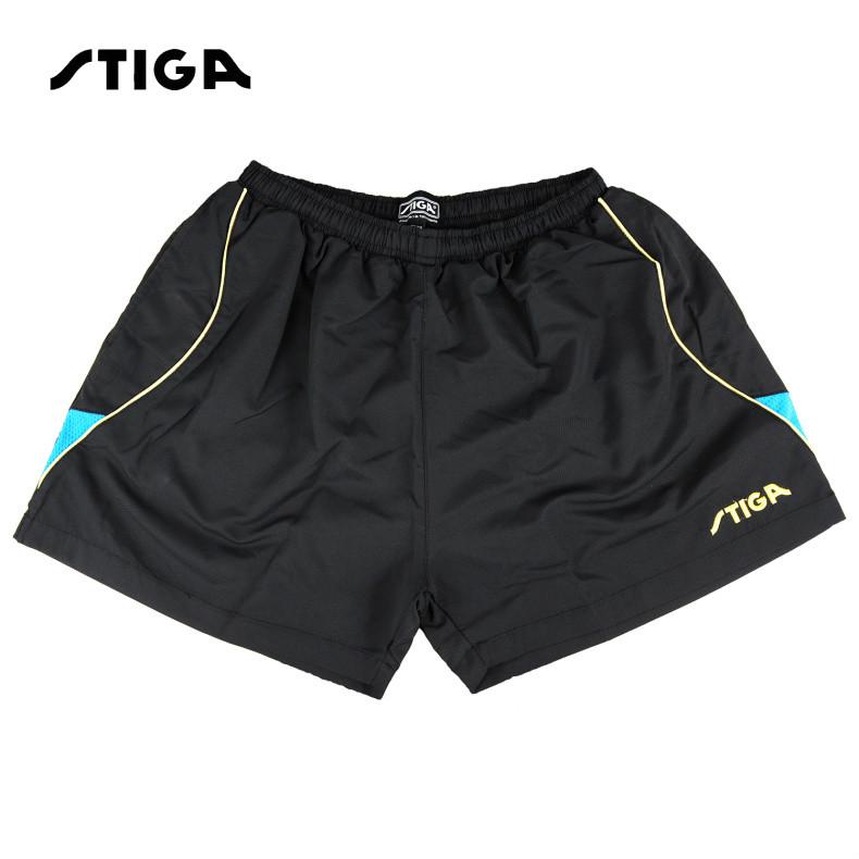 Stiga män bordtennisshorts snabbtorkande sportshorts pingiskläder sport t-shirts för män: G130217 / 3xl