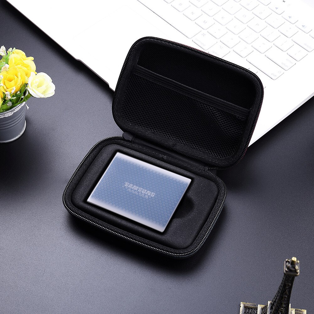 Portable EVA Shockproof Draagtas Tas voor Samsung T5/T3/T1 Draagbare SSD 250GB 500GB 1TB 2TB USB 3.1 Type C Hard Drive
