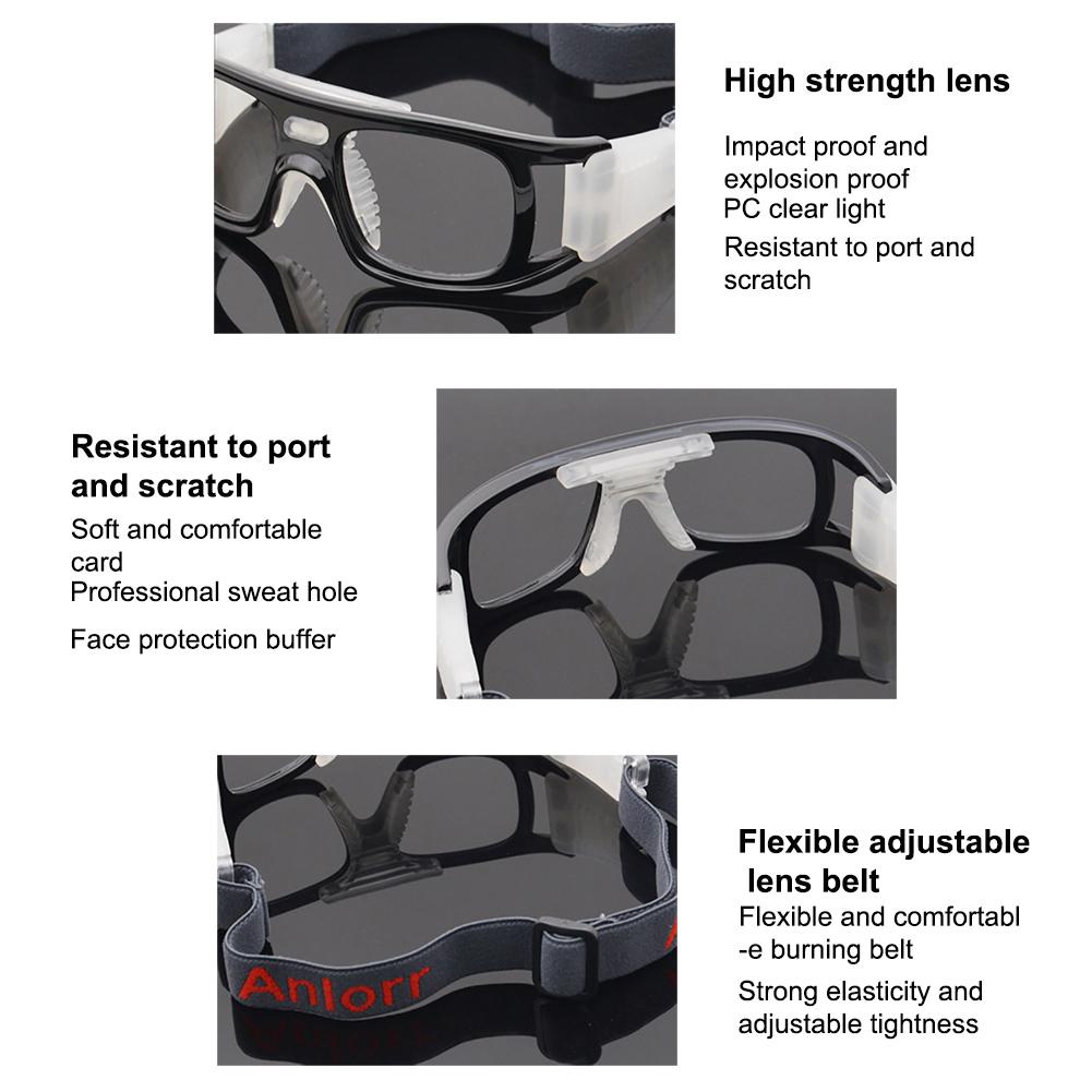 Sports Basketball Outdoor Cycling Eyewear Goggles Unisex Protective Eye Glasses Safety Basketball Soccer Sports Protective Goggl