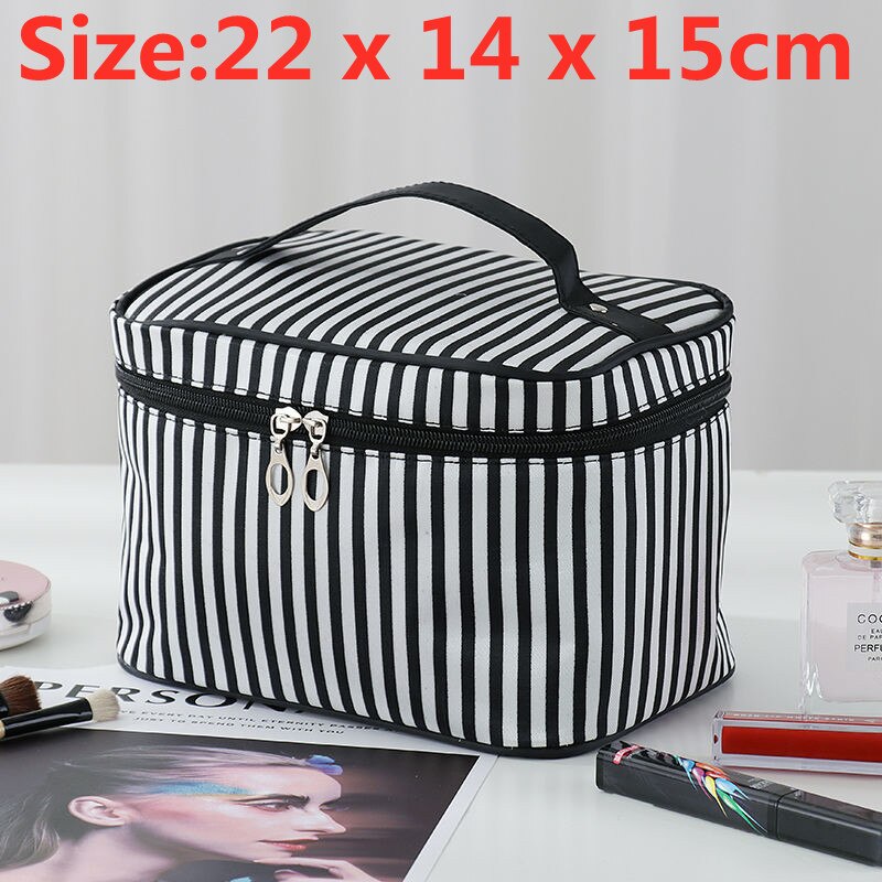 Women&#39;s Makeup Bag Travel Organizer Cosmetic Vanity Cases Beautician Necessary Beauty Toiletry Wash Storage Pouch Bags Box: C