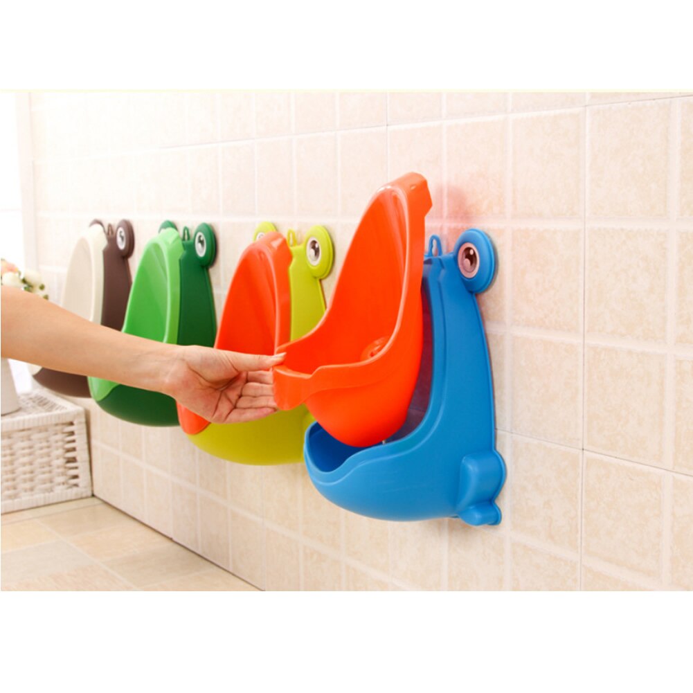 Groda plast baby pojkar barn kissa potta toalett utbildning barn urinal badrum