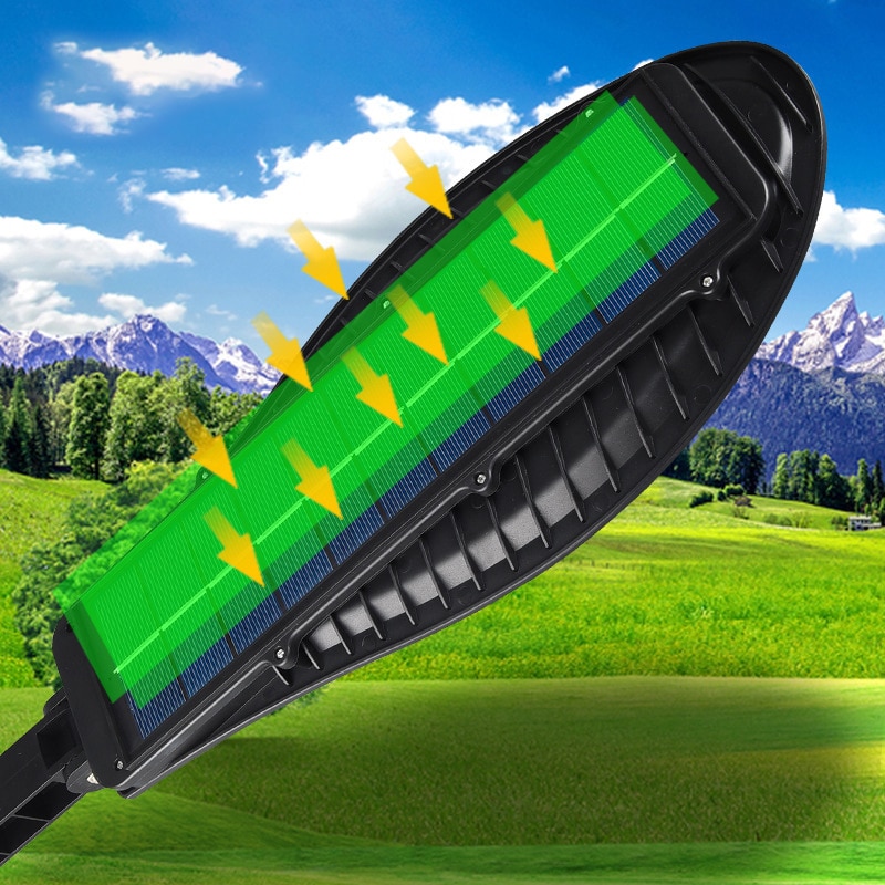 500 lumen LED Solar Light Outdoor Solar Lamp Powered 3 Modes Waterproof PIR Motion Sensor Street Light for Garden Decoration