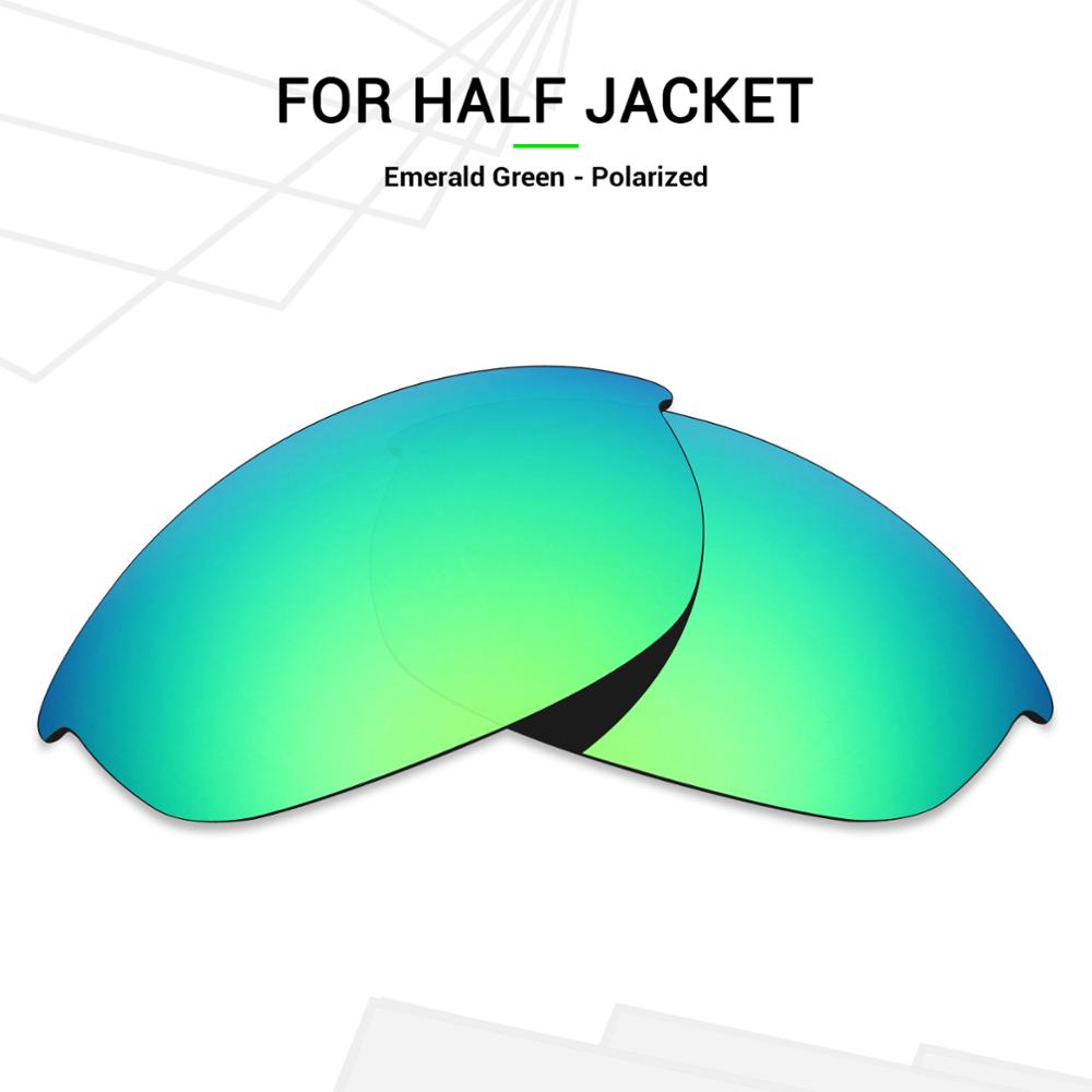 Mryok GEPOLARISEERDE Vervanging Lenzen voor Oakley Half Jacket Zonnebril Emerald Green
