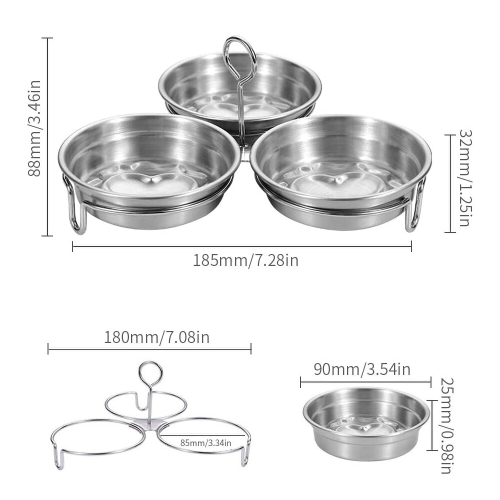 1einstellen Edelstahl Ei Wilderer Herz bilden Gedämpfte Ei bilden Pfannkuchen Formen Runde Ei Herde Ringe Küche Eier Kochen werkzeuge