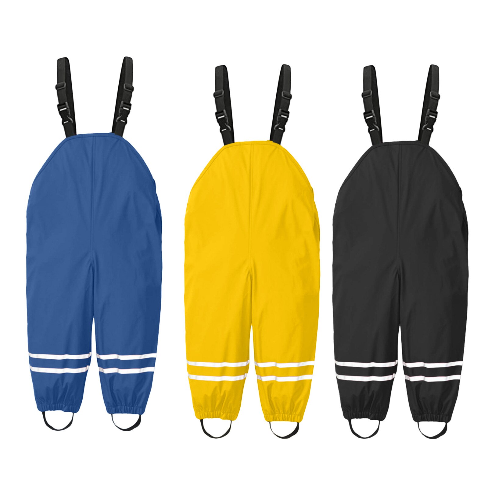 Kids Pvc Outdoor Waterdicht Ademend Taille Steltlopers Rompertjes Broek Schoenen Kinderen Camping Vissen Vork Siamese Regen Broek Laarzen