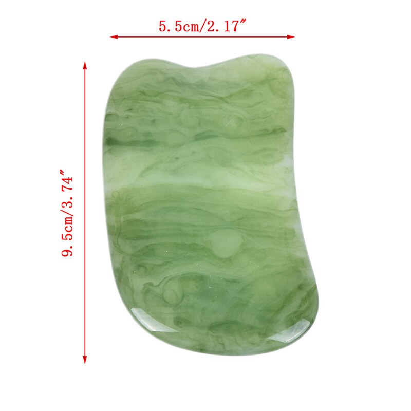 Natural Resin Guasha Scraping Massage Scraper Face Massager Acupuncture Gua Sha Board Acupoint Face Eye Care SPA Massage: Natural Resin 5