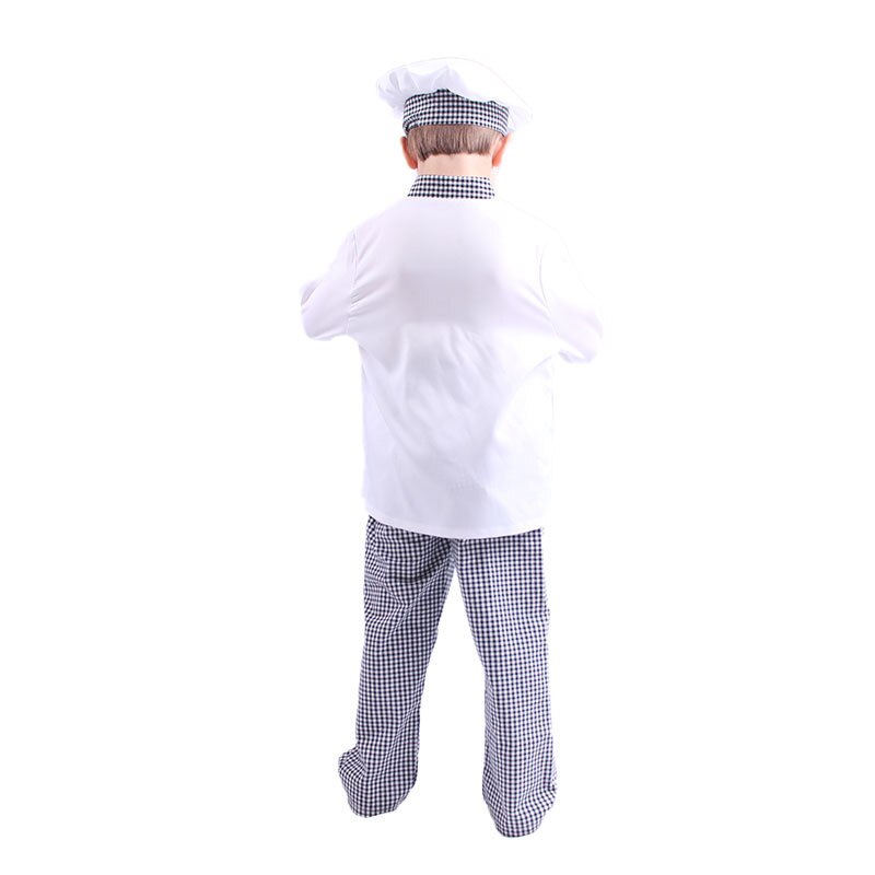 Halloween enfants carnaval cuisine Chef uniforme enfants cuisine cuisson restauration jeu de rôle Costume scène fête Service alimentaire vêtements