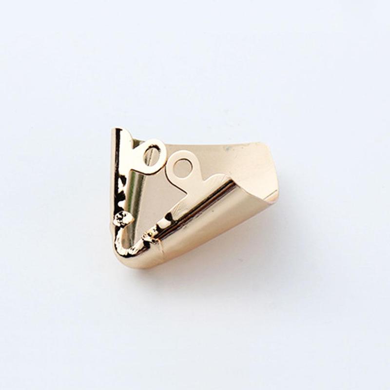 1 par de zapatos con protección para los dedos del pie, Clips de zapatos de Material metálico dorado y plateado para decoraciones, tacones altos, Accesorios de reparación rotos
