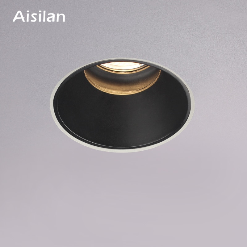 Aisilan LED inbouwspot Frameloze anti-glare voor woonkamer gang slaapkamer uitsparing size 8cm spot light lamp