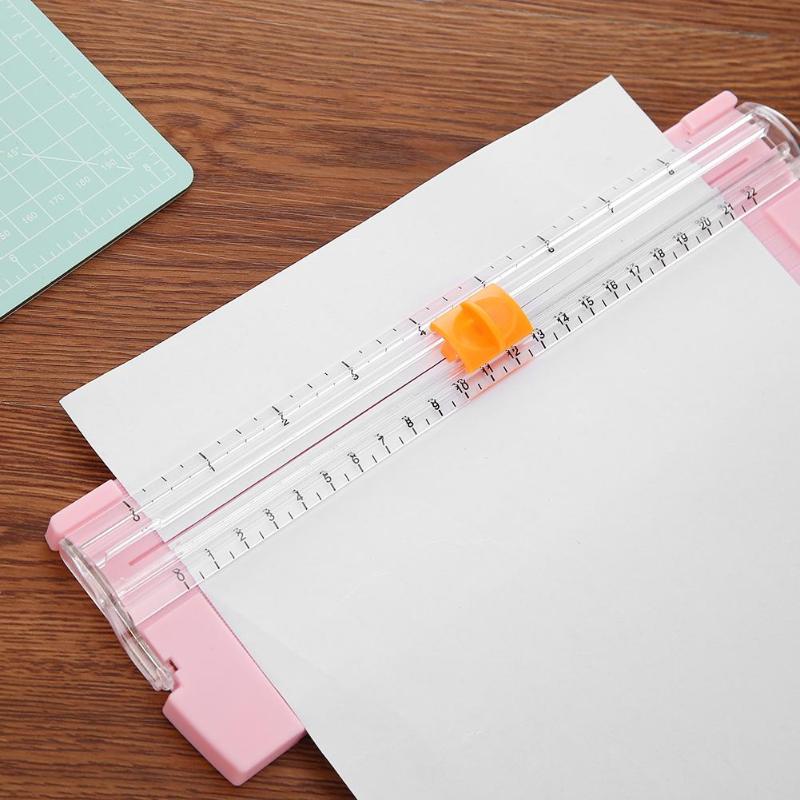 Recortador de papel portátil Mini A5, recortador de fotos de papel de precisión para bricolaje, papeles de Scrapbooking, cortador de fotos, herramientas de esterilla de corte