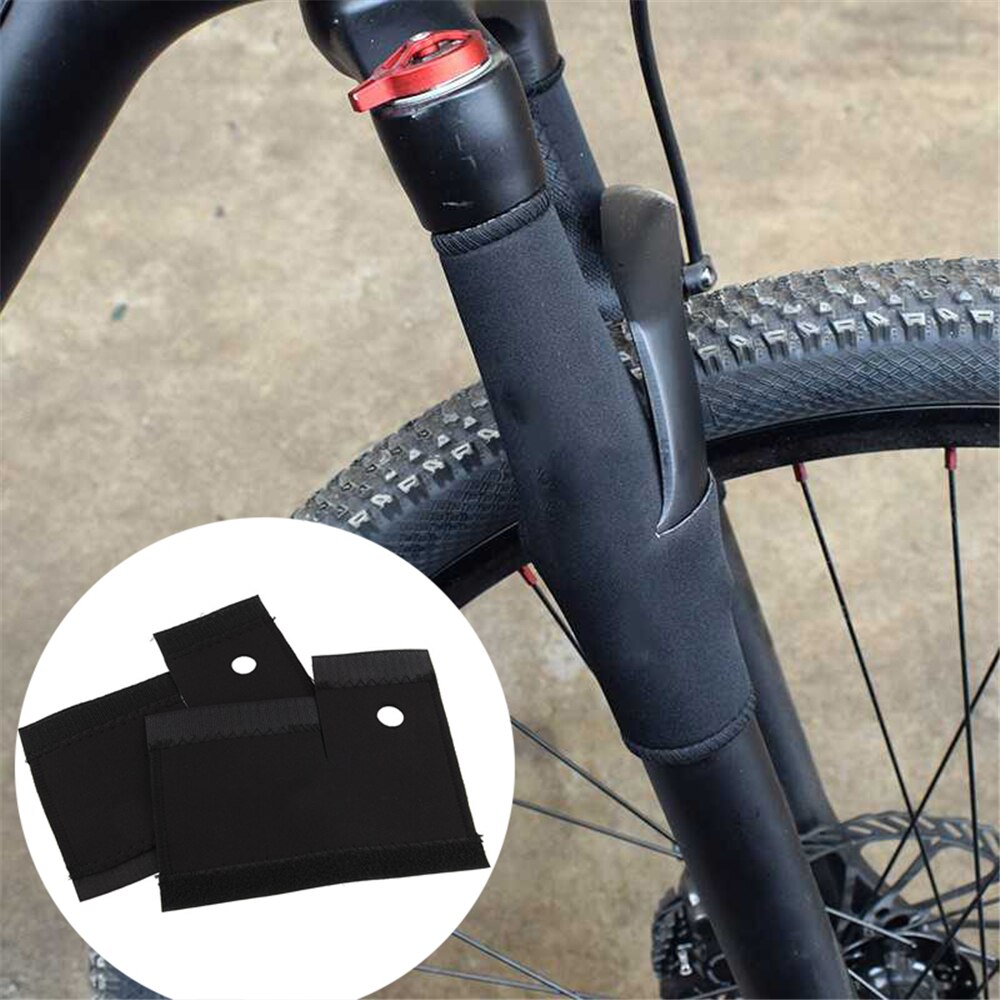 1 Paar Fiets Frame Chain Protector Fietsen Mtb Fiets Voorvork Beschermende Pad Guard Wrap Cover Set Fiets Accessoires