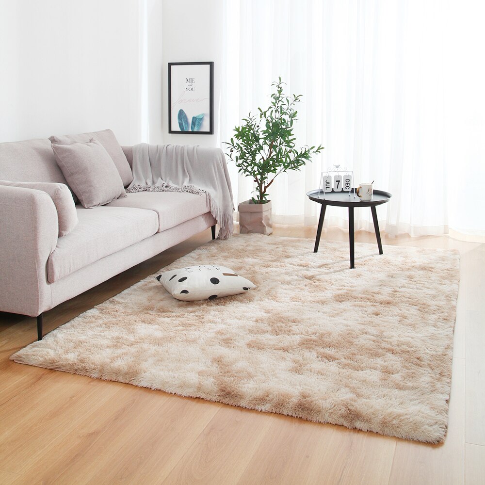 150cm * 200 cm tæpper stue/soveværelse tæppe skridsikre blødt moderne tæppemåtte lilla pink hvid grå