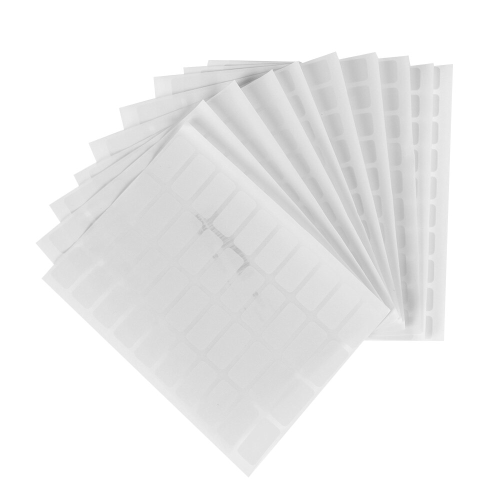 10 Sheet Distinguish Label Stickers Self-Adhesive Blank Number Package Tag Diamond Painting Vintage Stickers Sewing Accessory