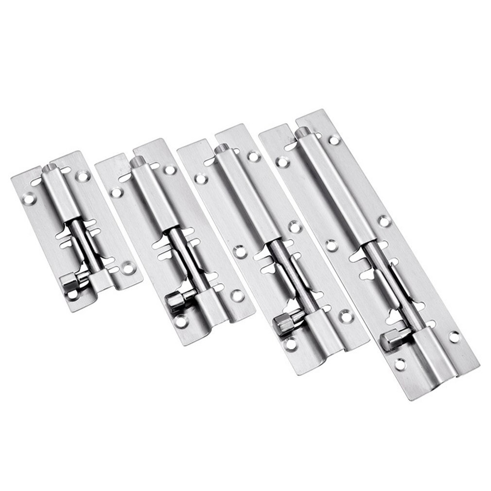 2pc Stainless Steel Square Mounted Latches Long Security Door And Window Latches Stainless Steel Chinese Side Latches