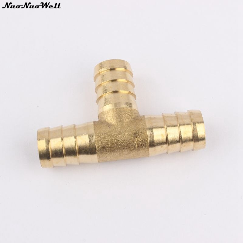 2pcs/Bag 16*16mm T-Junction T Brass Fitting Water Connection Water Pipe Fitting Metal Tee connectors