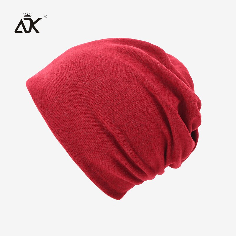 Gorro de punto multifunción para mujer, gorro liso informal de poliéster suave, gorros holgados para mujer, coleta para primavera y otoño