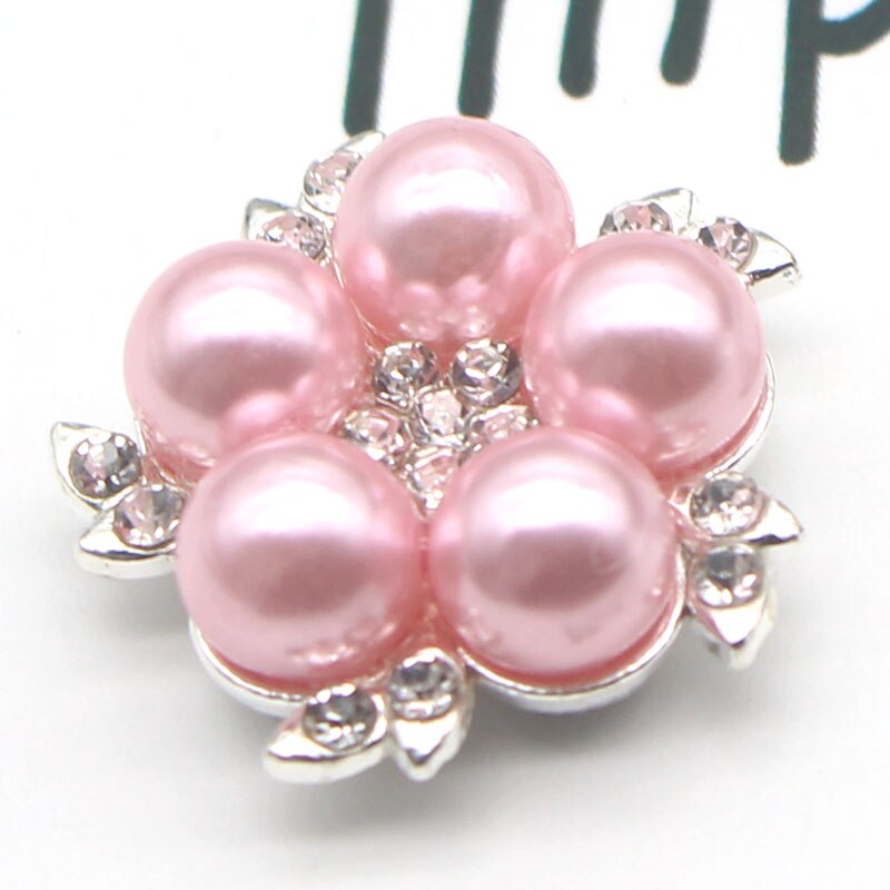 21MM guzik perłowy z kwiatkiem na odzież Diy Manualidades ozdobny kolorowy guzik do szycia Rhinestone do robótek ręcznych: 13