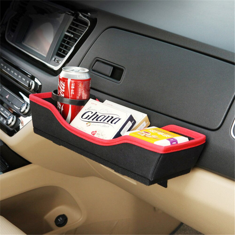 OLEVO Car Cup Holder Table For Drink Food Tray Holder Desk Stand Mount Car Seat Back Meal Tray Foldable Cafee Desk Table Stand