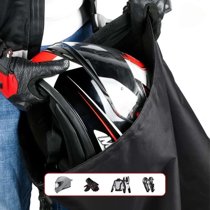 1 st Motorhelm Tas Combinatieslot Anti-Diefstal Bagage Opbergtas Ruiter Draagbare Reizen Motorfiets Uitrustingen Tas