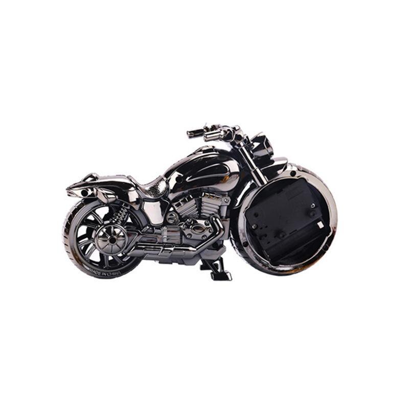 Lyxig vintage gammal stil kvarts väckarklocka motorcykel modell unik för motorälskare barn