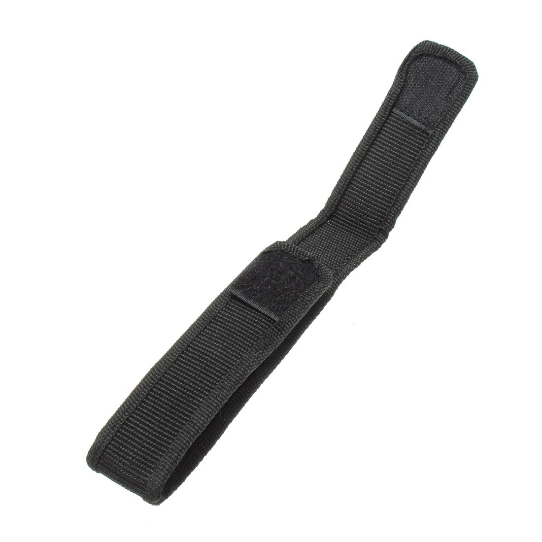 Noir 17cm Nylon étui support étui ceinture pochette pour LED lampe de poche torche C8 S5B pour la plupart 18650 lampe de poche