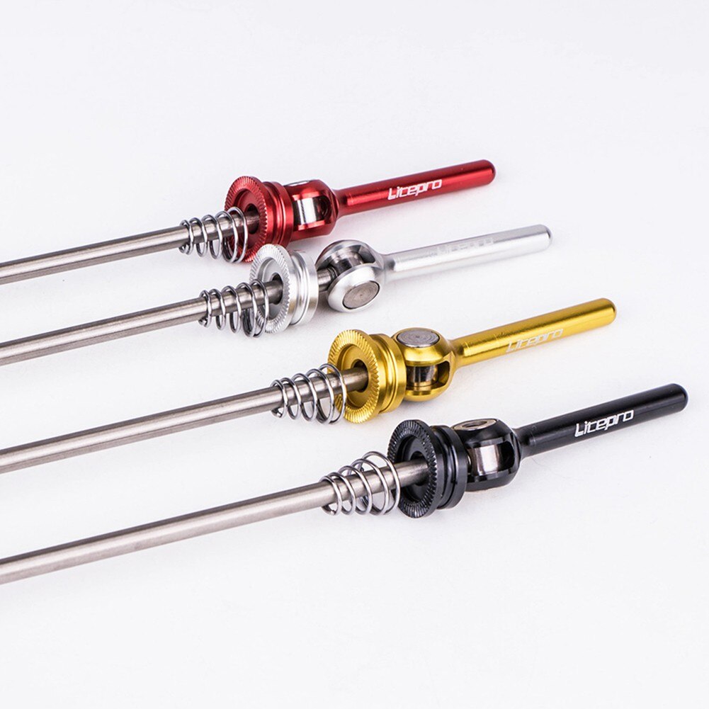 MTB Bike Titanium Quick Release Lever QR Wheel Skewers Axles With 2 Springs Nuts 130mm 135mm Universal Mountain Bicycle Parts