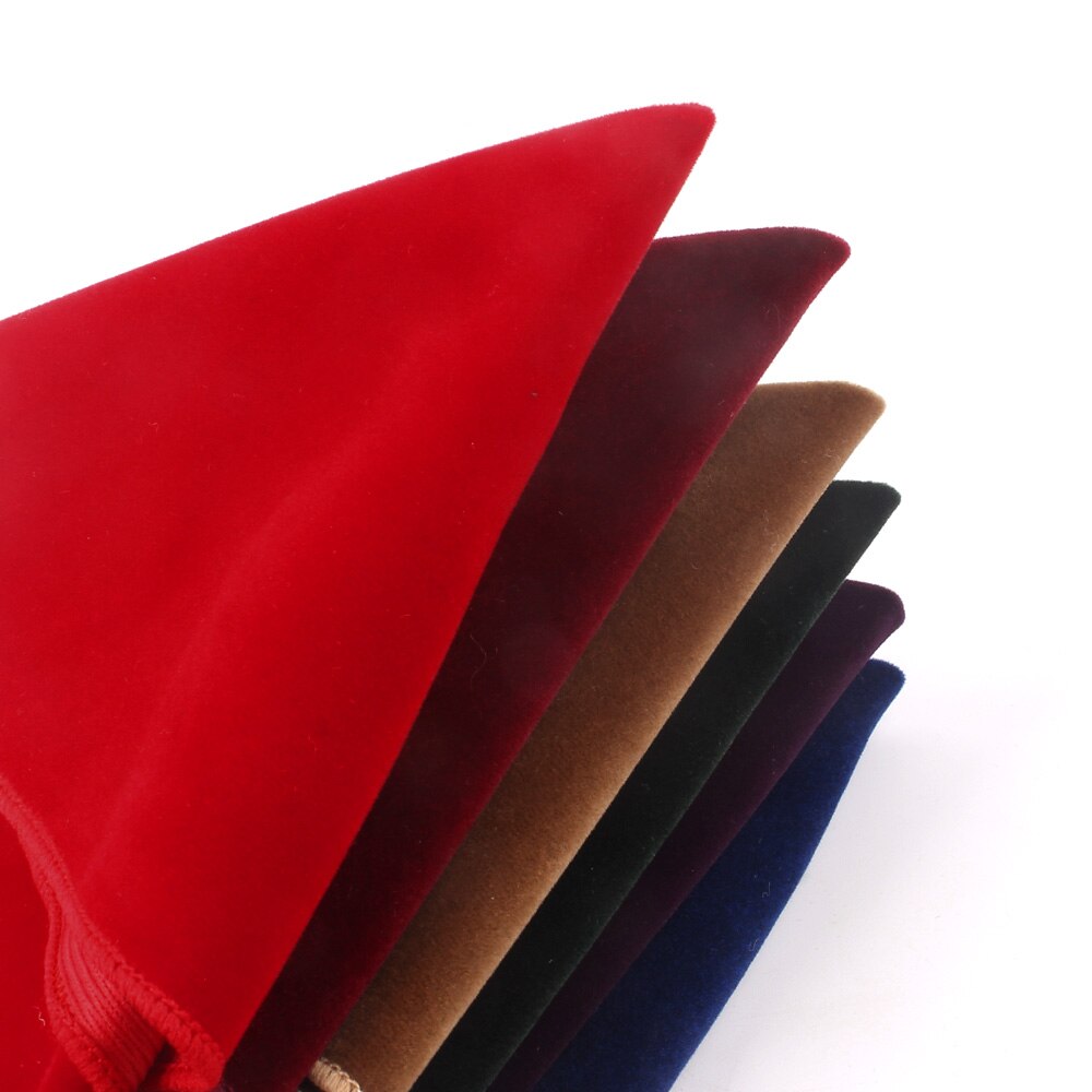 Solid Pocket Square For Men Red Black Hanky Mens Handkerchiefs Casual Suits Square Handkerchief Towels For Party Scarves