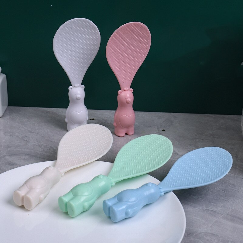 Non-stick rice spoon Vertical rice spoon Cute bunn... – Vicedeal