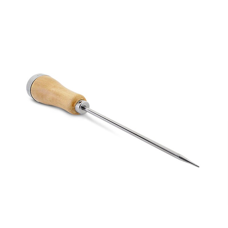 Broyeur à glace antidérapant, poinçon à pic, poignée en bois en acier inoxydable, outil de cuisine, broyeur à glace portable, accessoires ménagers